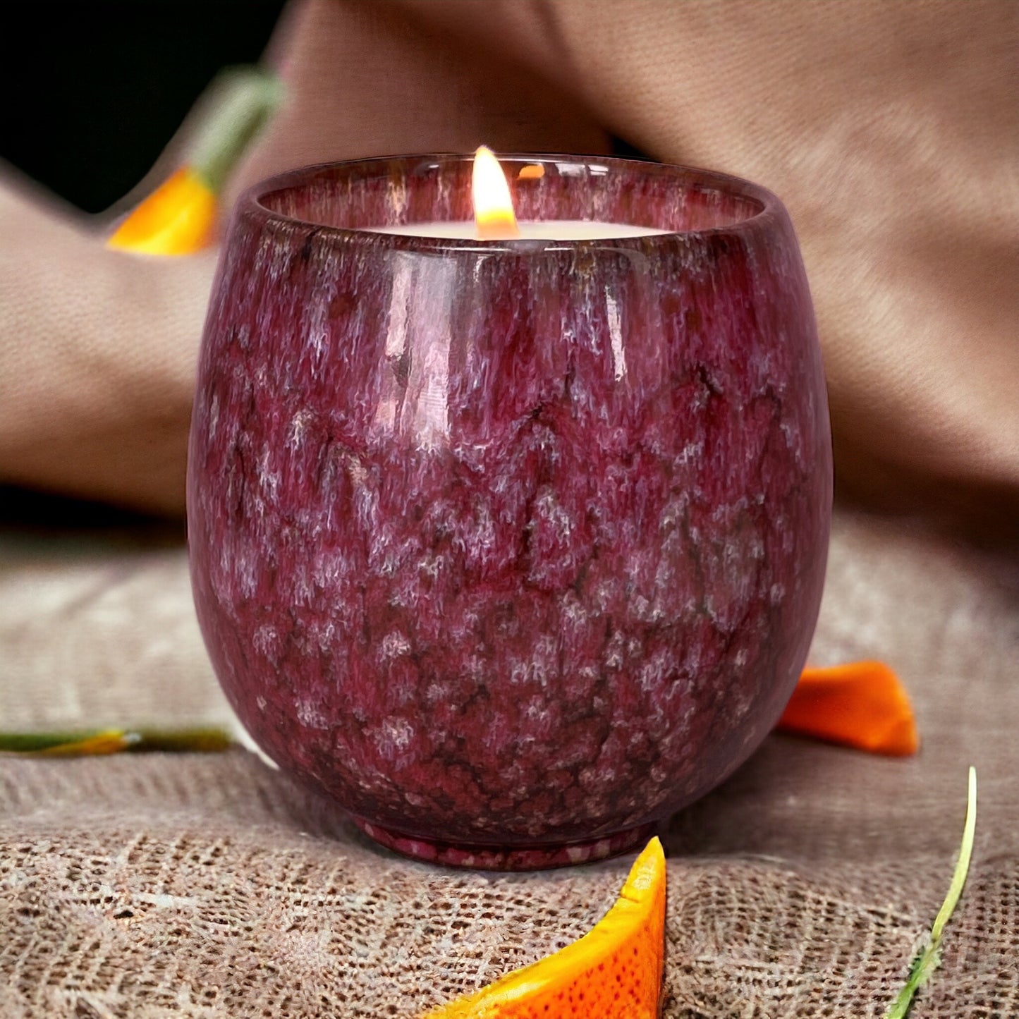 Reusable ceramic coffee cup from Renewed Vitality candle, eco-friendly and perfect for daily use