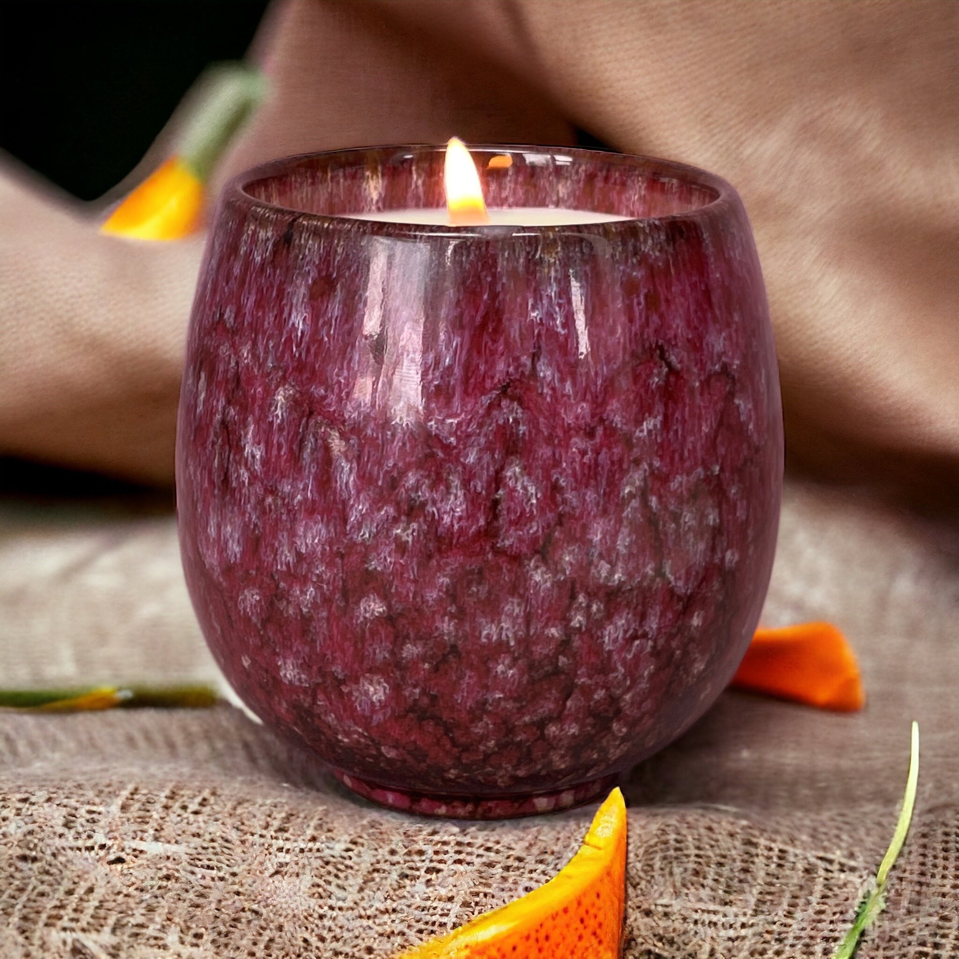 Reusable ceramic coffee cup from Renewed Vitality candle, eco-friendly and perfect for daily use