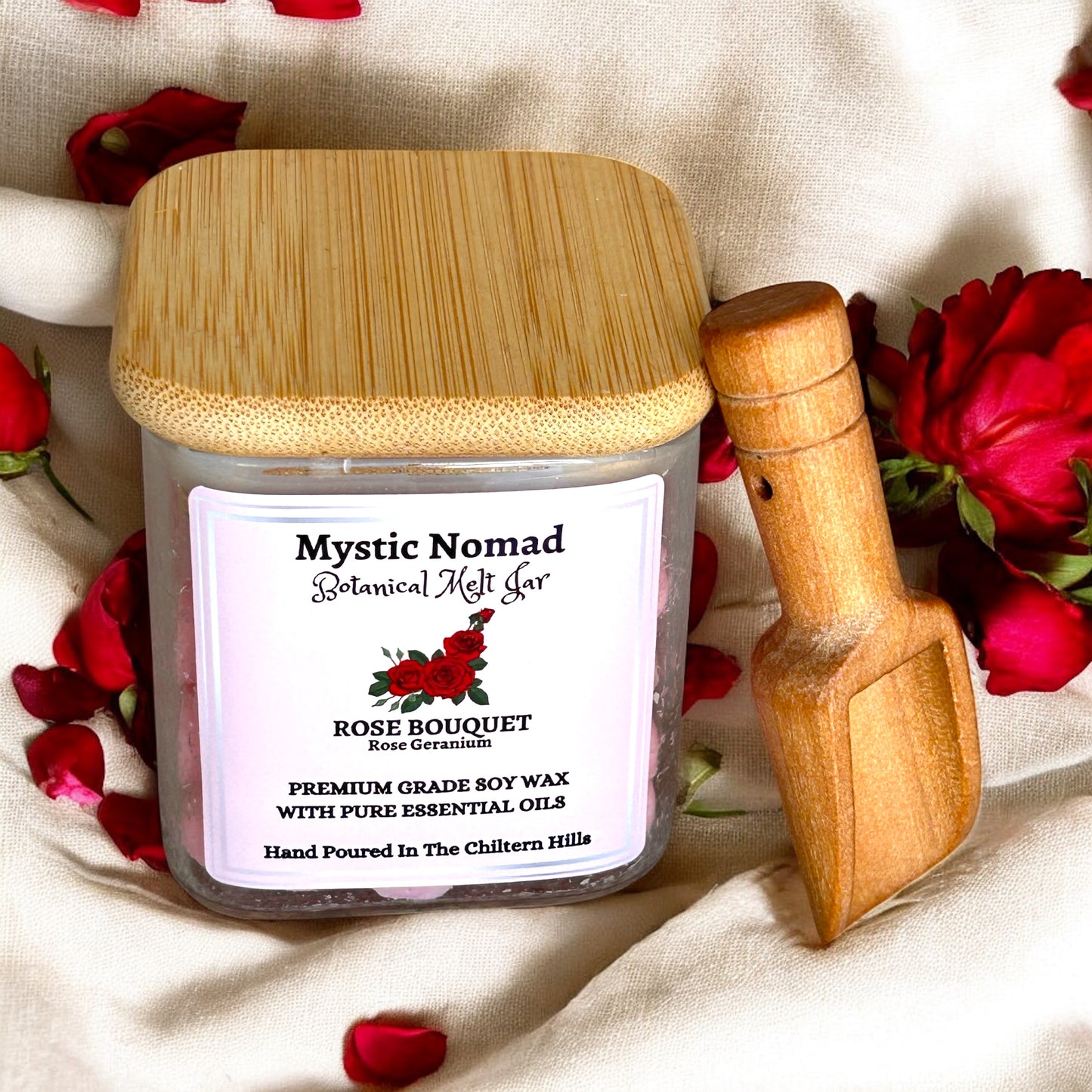 Rose Bouquet Botanical Melts in Reusable Spice Jar