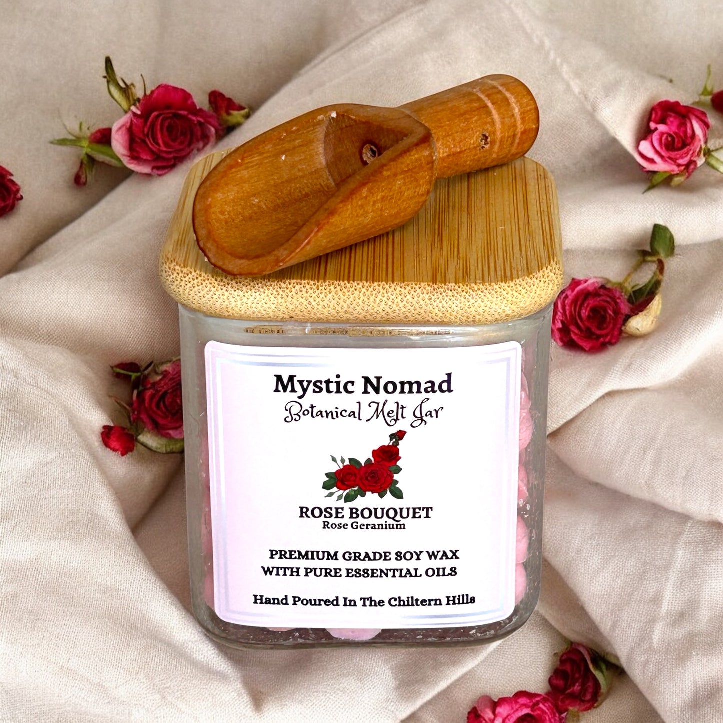 Rose Bouquet Botanical Melts in Reusable Spice Jar