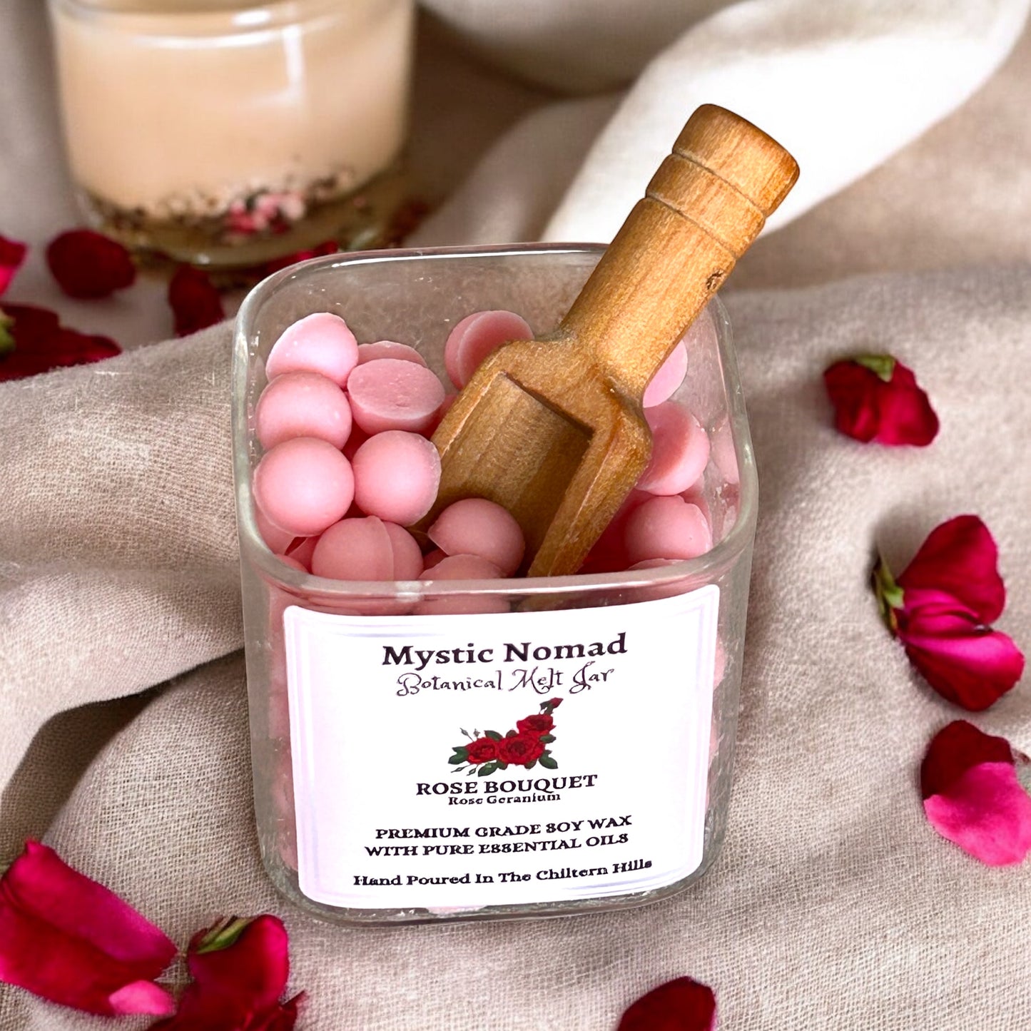 Rose Bouquet Botanical Melts in Reusable Spice Jar