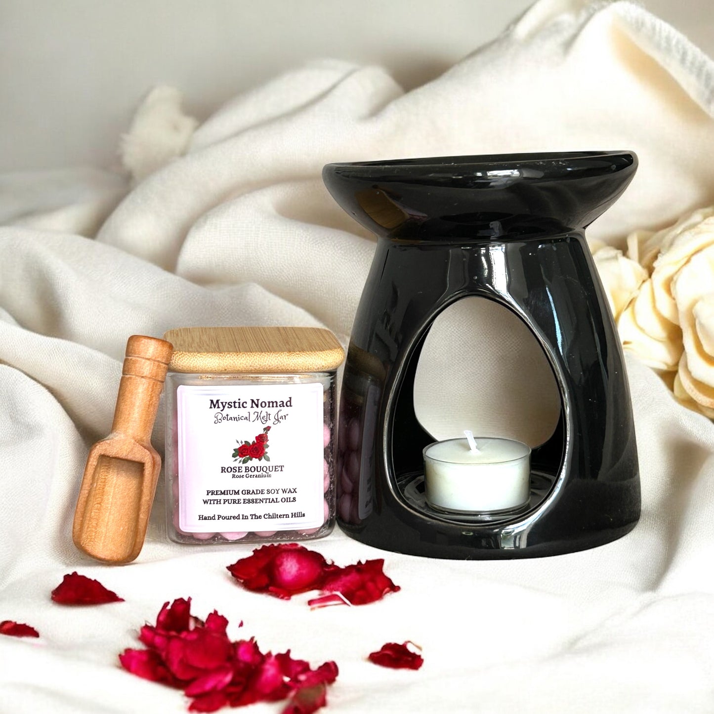 Rose Bouquet Botanical Melts in Reusable Spice Jar