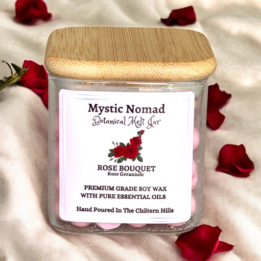 Rose Bouquet Botanical Melts in Reusable Spice Jar