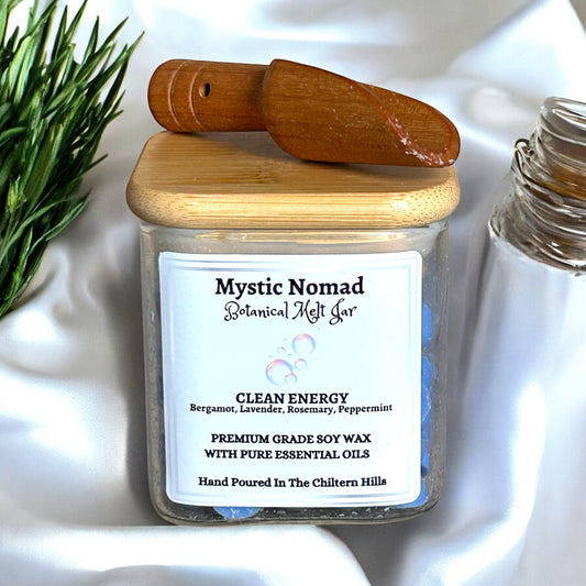 Clean Energy  Botanical Melts in Reusable Spice Jar