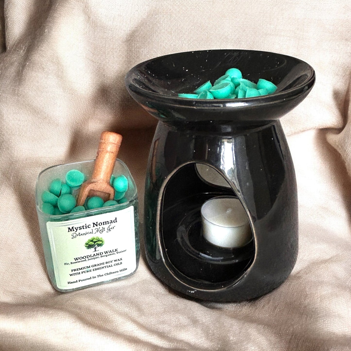 Woodland Walk -  Scent From The Forest -Botanical Melts in Reusable Spice Jar