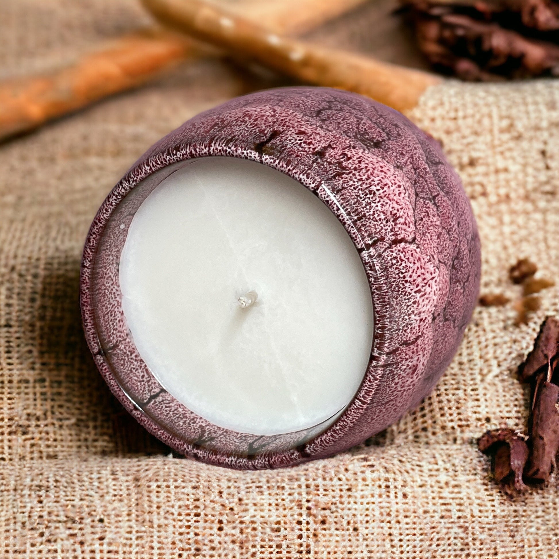 Relax & Renew aromatherapy candle in eco-friendly packaging, a perfect gift for stress relief and relaxation