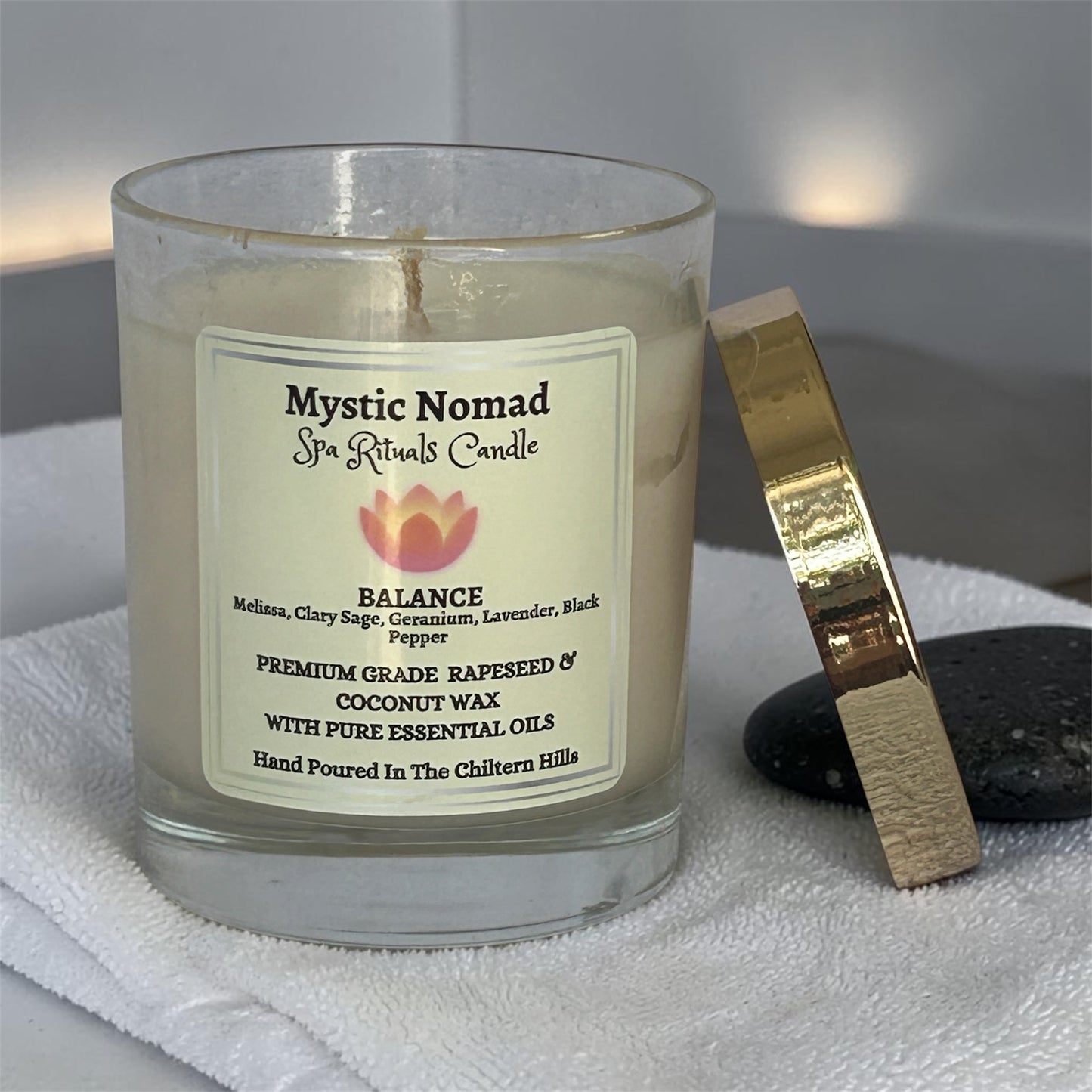 mystic nomad aromatherapy candle for womens wellness