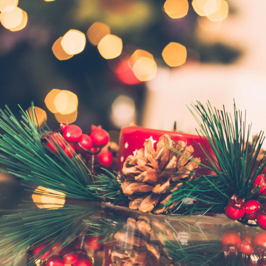 Create a cosy Christmas ambience with Mystic Nomad aromatherapy candles, perfect for relaxation and festive wellness