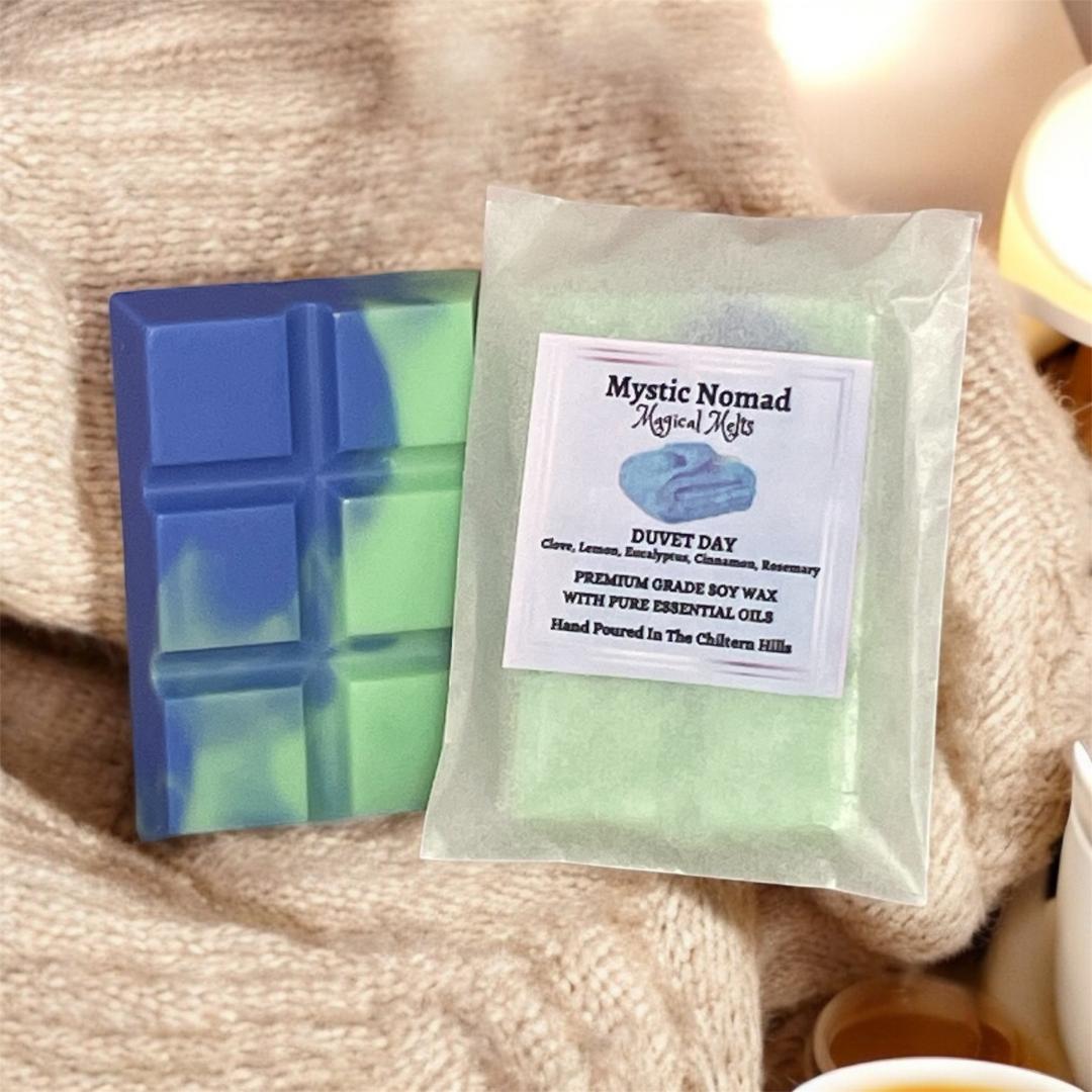 Duvet Day Wax Melt - 35g  Mini Snap Bar With Pure Essential Oils