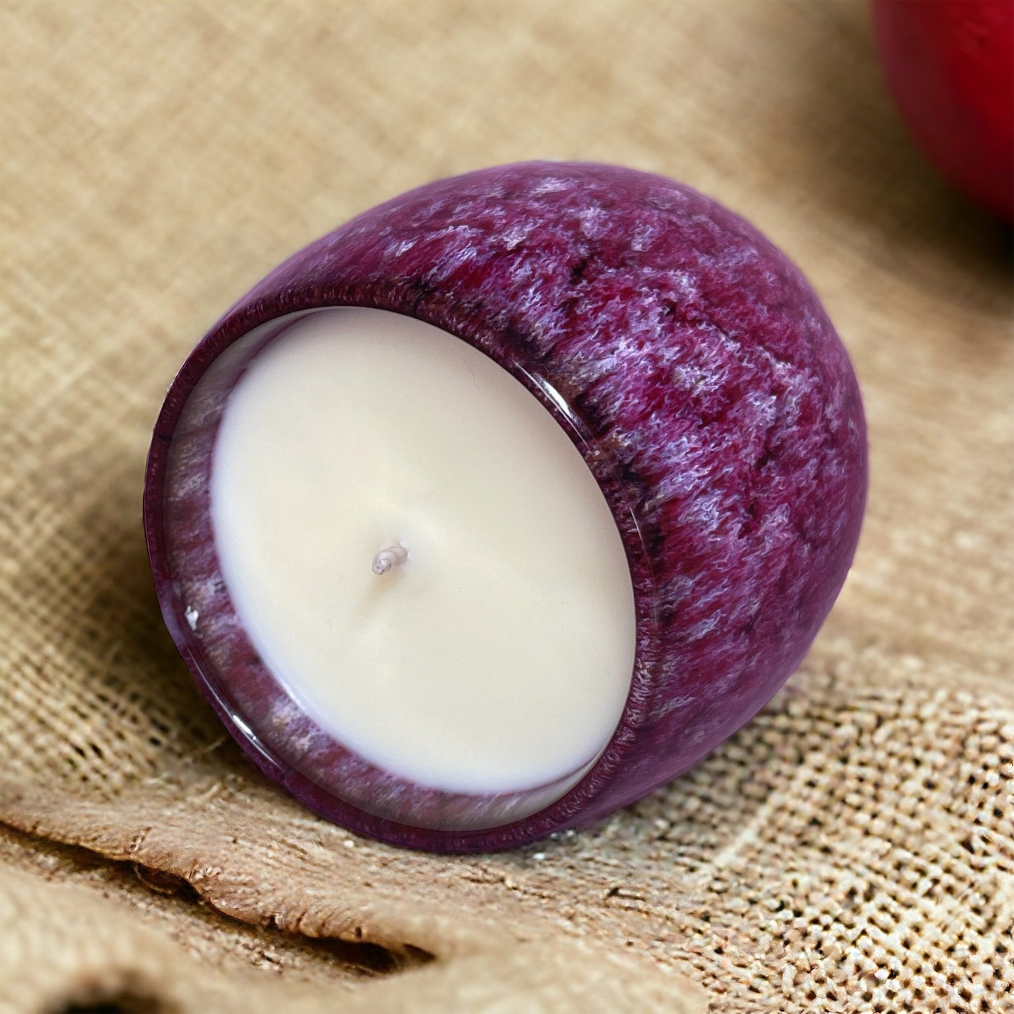 Renewed Vitality aromatherapy candle with reusable ceramic coffee cup for sustainable living and mindful rituals