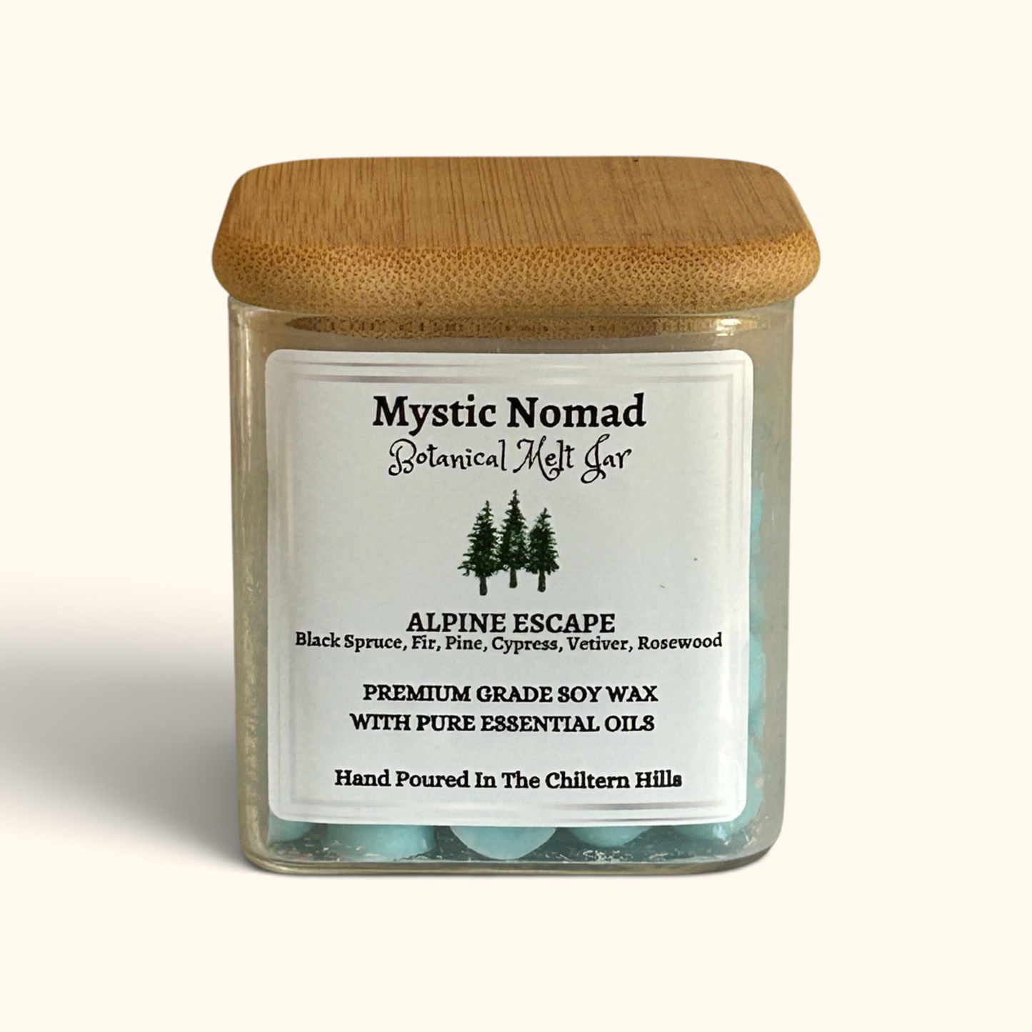 Alpine Escape -  Scent From The Mountains -Botanical Melts in Reusable Spice Jar