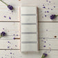 Close-up of Dream Mist aromatherapy wax melt snap bar, hand-poured with lavender and chamomile essential oils for mindfulness and calm.
