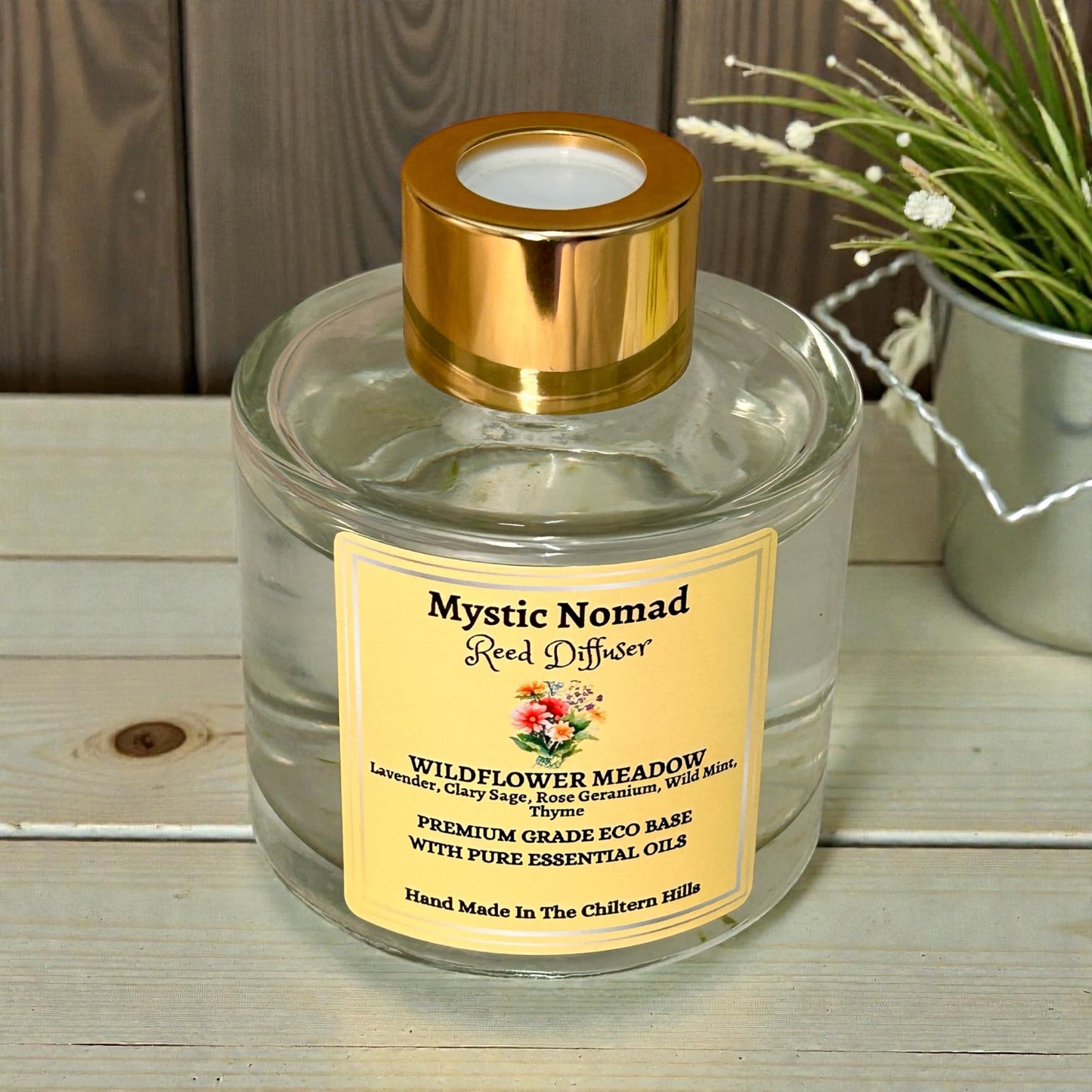 Mystic Nomad Wildflower Meadow reed diffuser from our aromatherapy candles and diffusers collection with floral botanical styling
