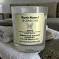 mystic nomad aromatherapy candle revive on spa background without lid
