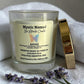 mystic nomad aromatherapy candle revive with lavender sprigs